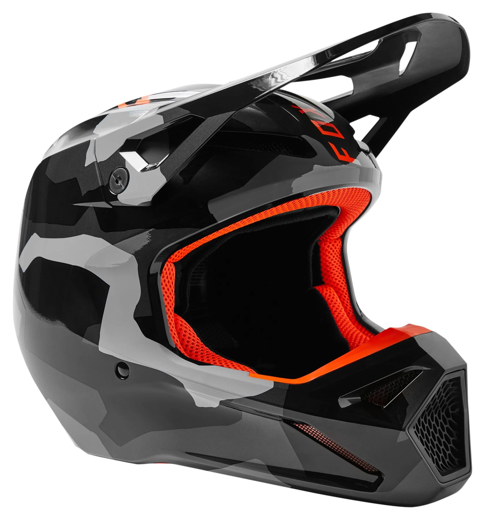 Fox V1 Bnkr Motocross Helmet – Image 3