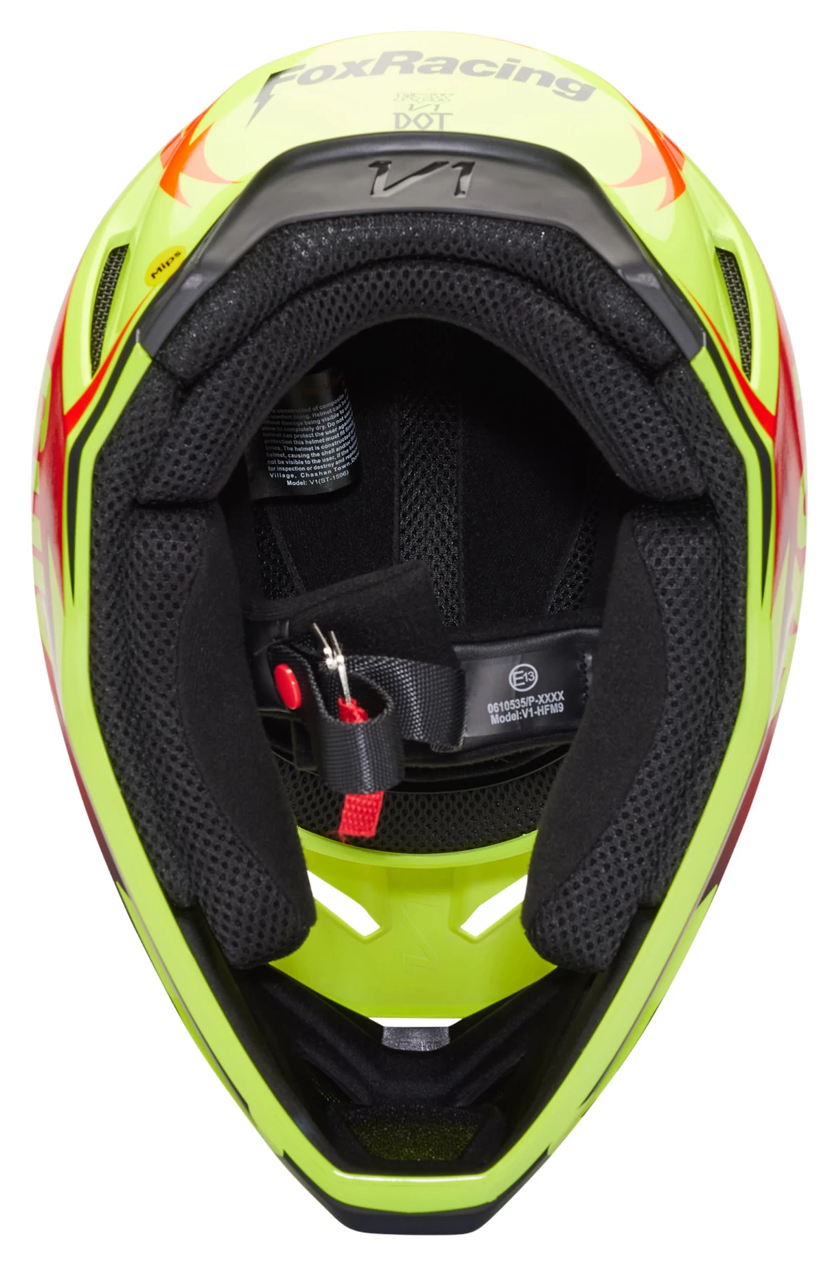 Fox V1 Statk Motocross Helmet – Image 4