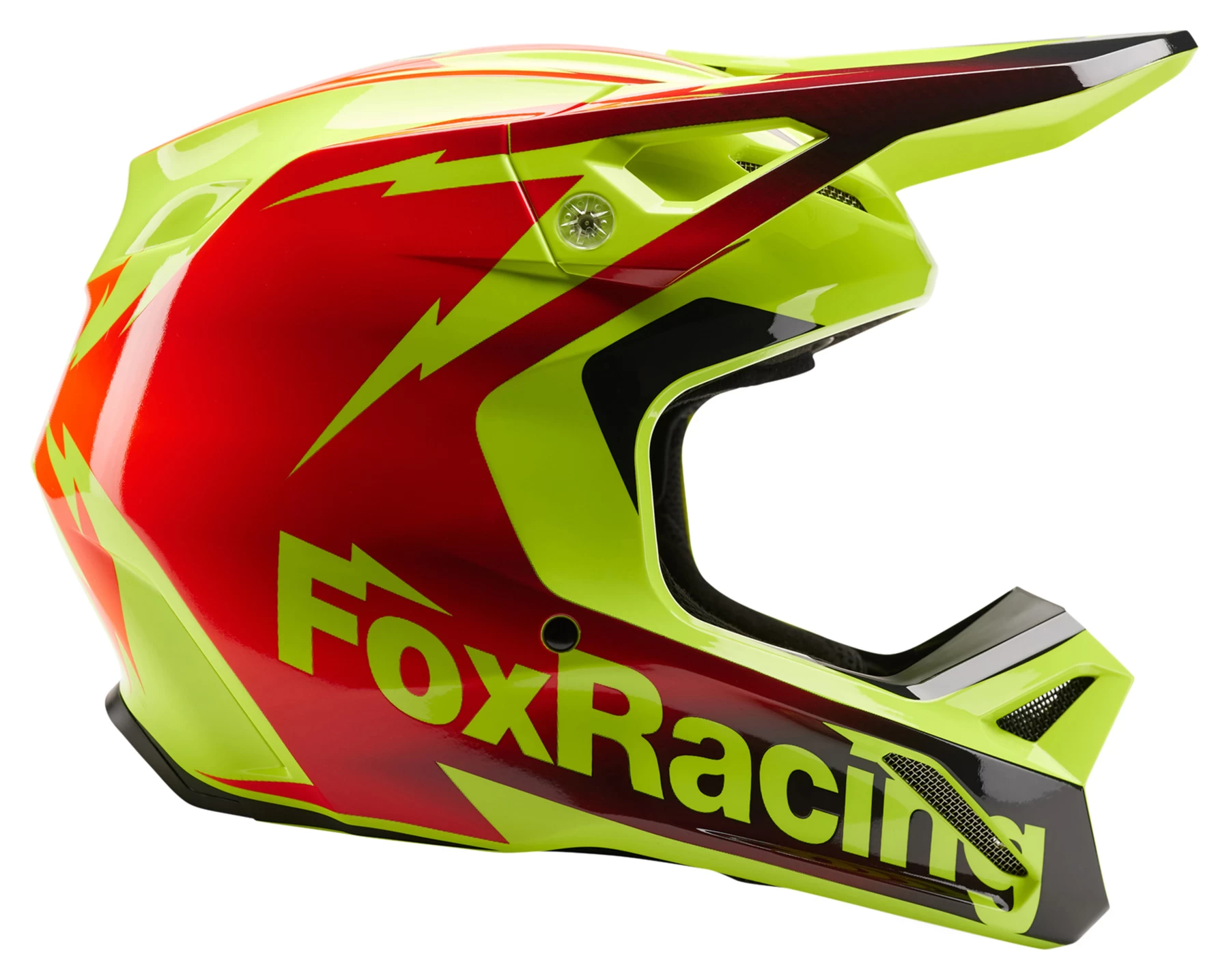 Fox V1 Statk Motocross Helmet – Image 3