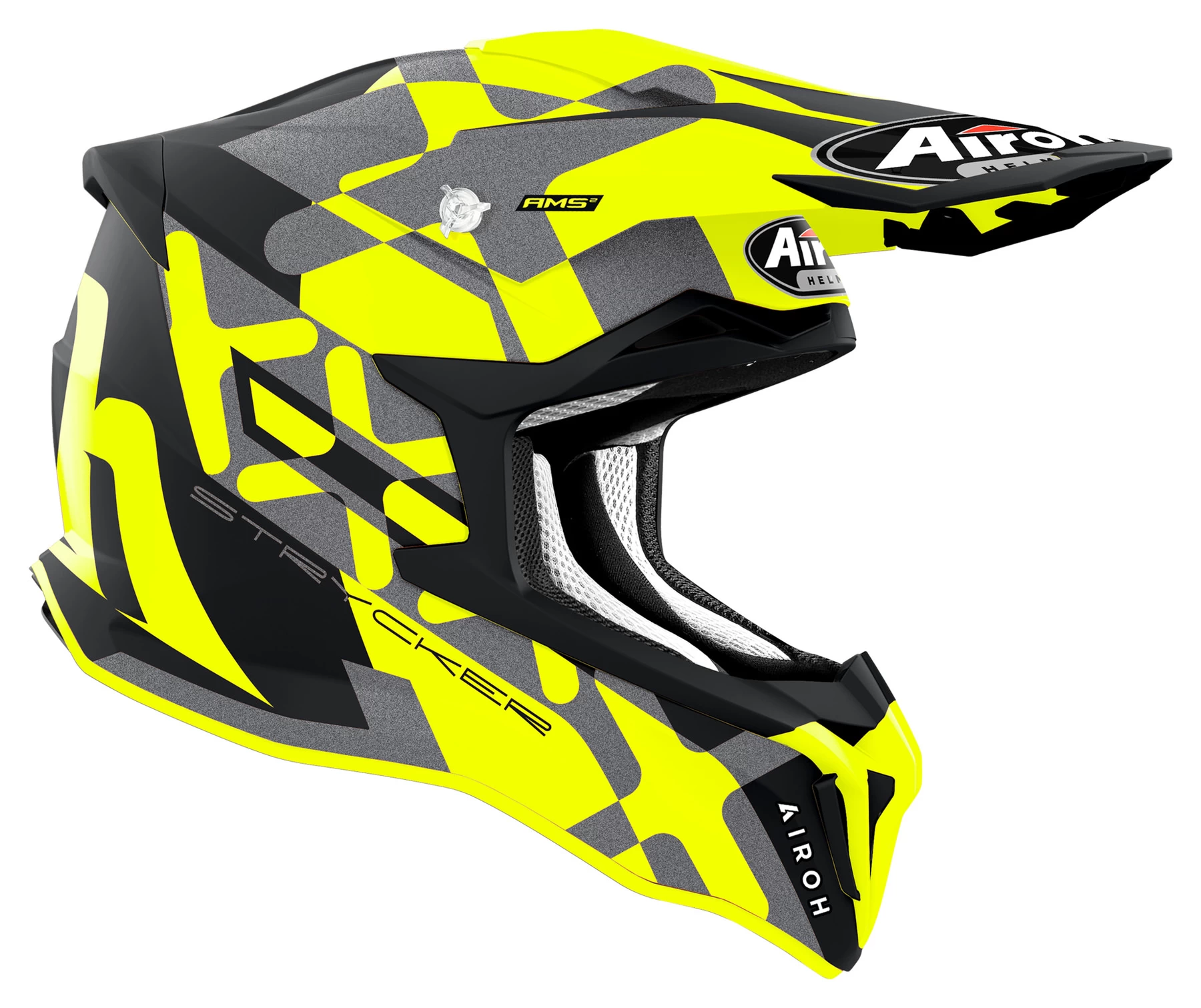 Airoh Strycker XXX Matt Yellow – Image 2