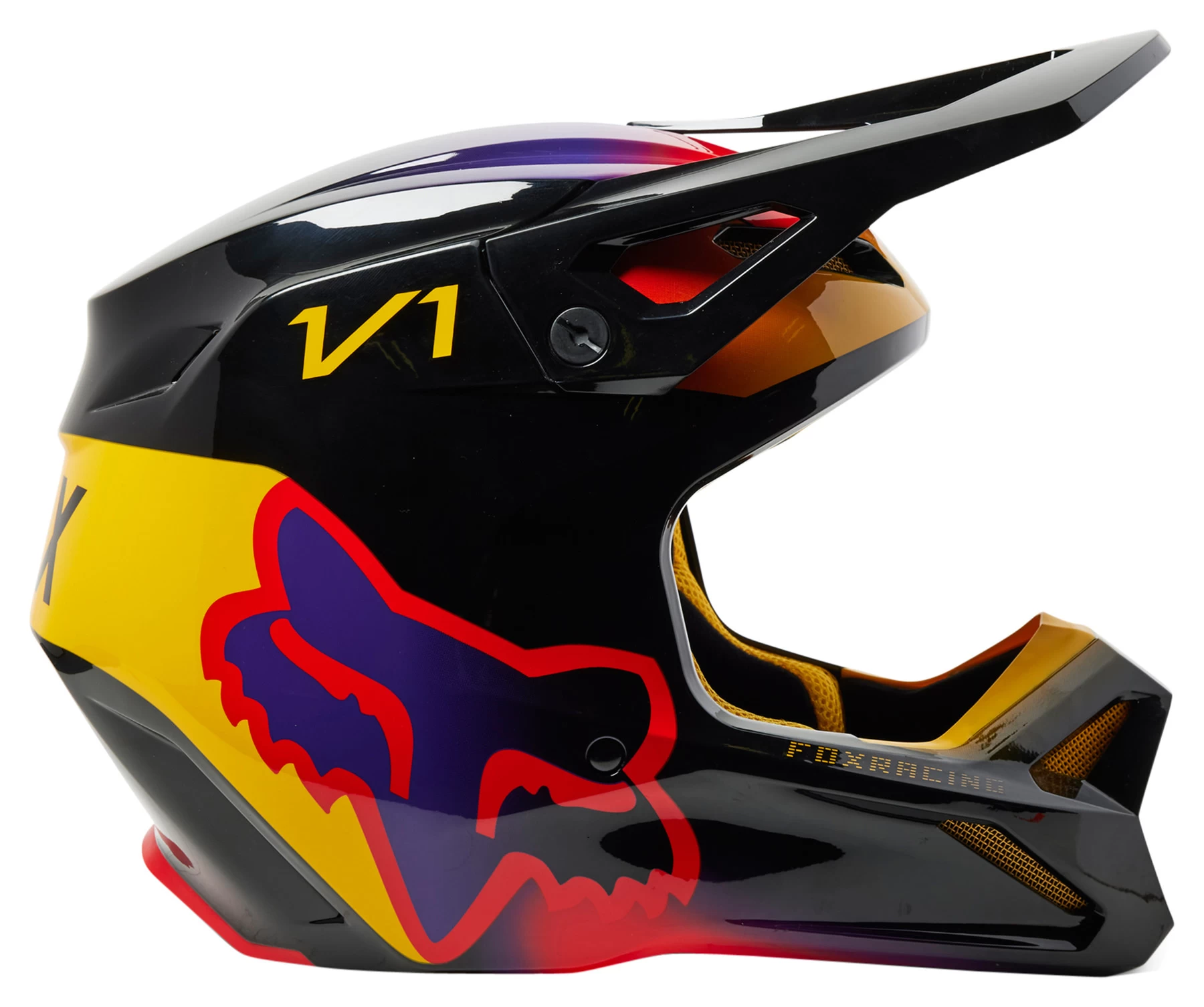 Fox V1 Toxsyk Motocross Helmet – Image 3