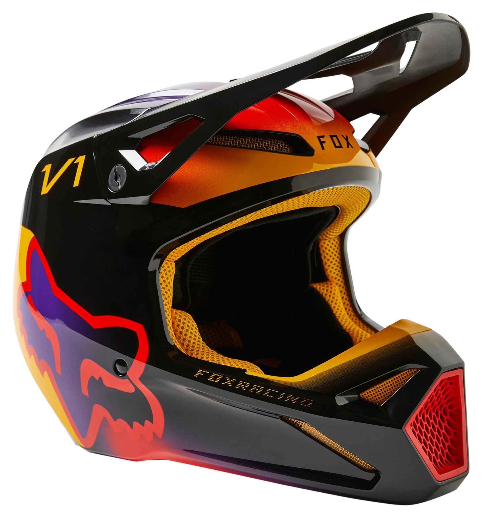 Fox V1 Toxsyk Motocross Helmet – Image 4