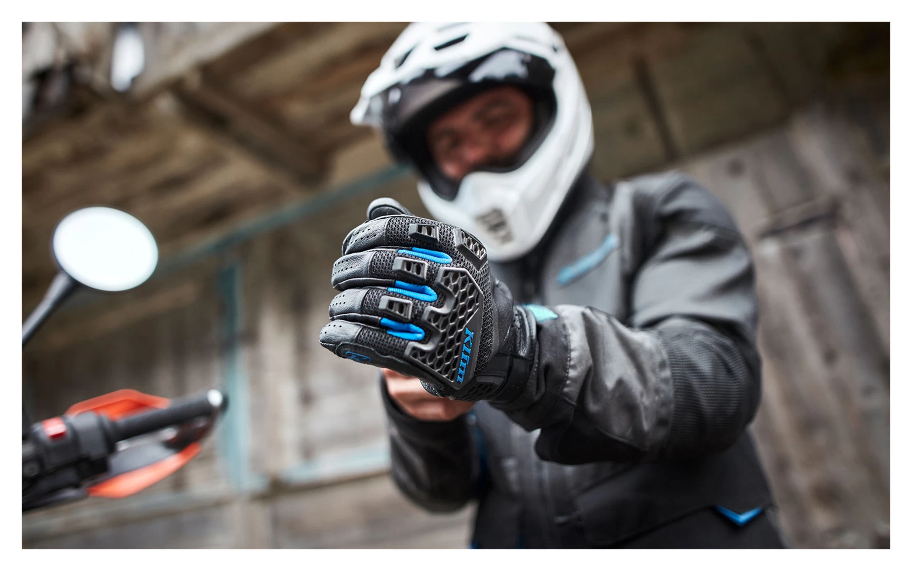 KLIM BAJA S4 NOIR/BLEU – Image 3